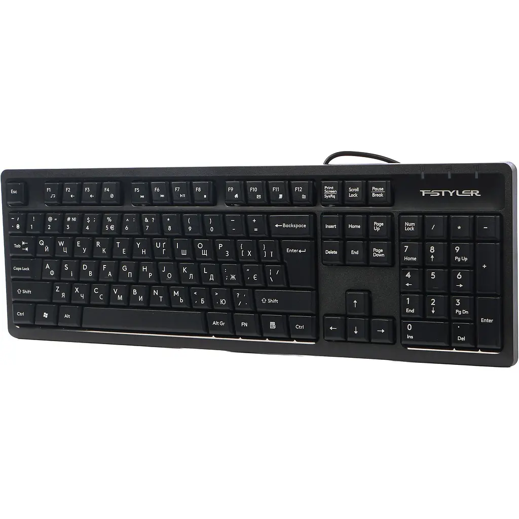 Клавіатура A4Tech Fstyler FKS12 Black (4711421003155) [150742] - фото 3