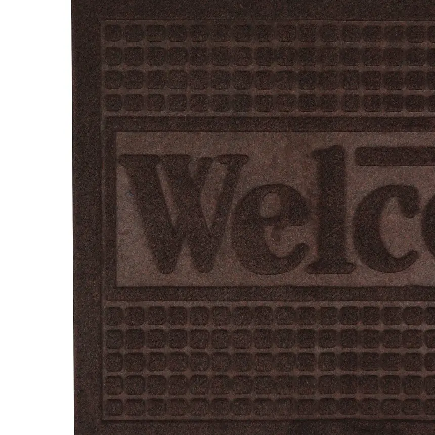 Килимок придверний Eco Fabric Welcome без кромки коричневий 40 х 60 см (4060-016) - фото 6