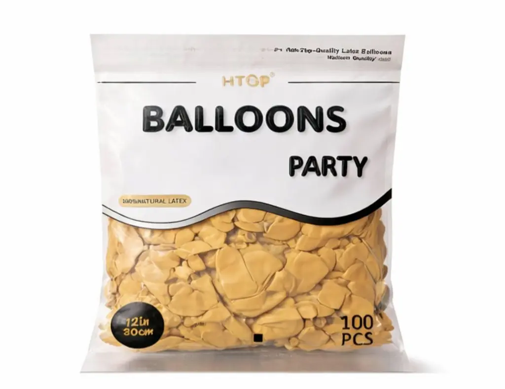 Повітряні надувні кульки HTOP Balloons Party 12 дюймів 100 шт. яскраві товари аксесуари для свята Темно Бежевий - фото 2