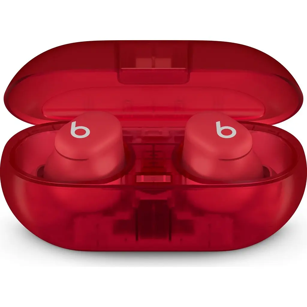 Навушники Beats by Dr. Dre Solo Buds Transparent Red (MUW03) [119364] - фото 2