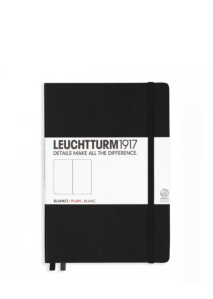 Блокнот Leuchtturm1917 Середній, чорний, чисті аркуші (311333) - фото 7