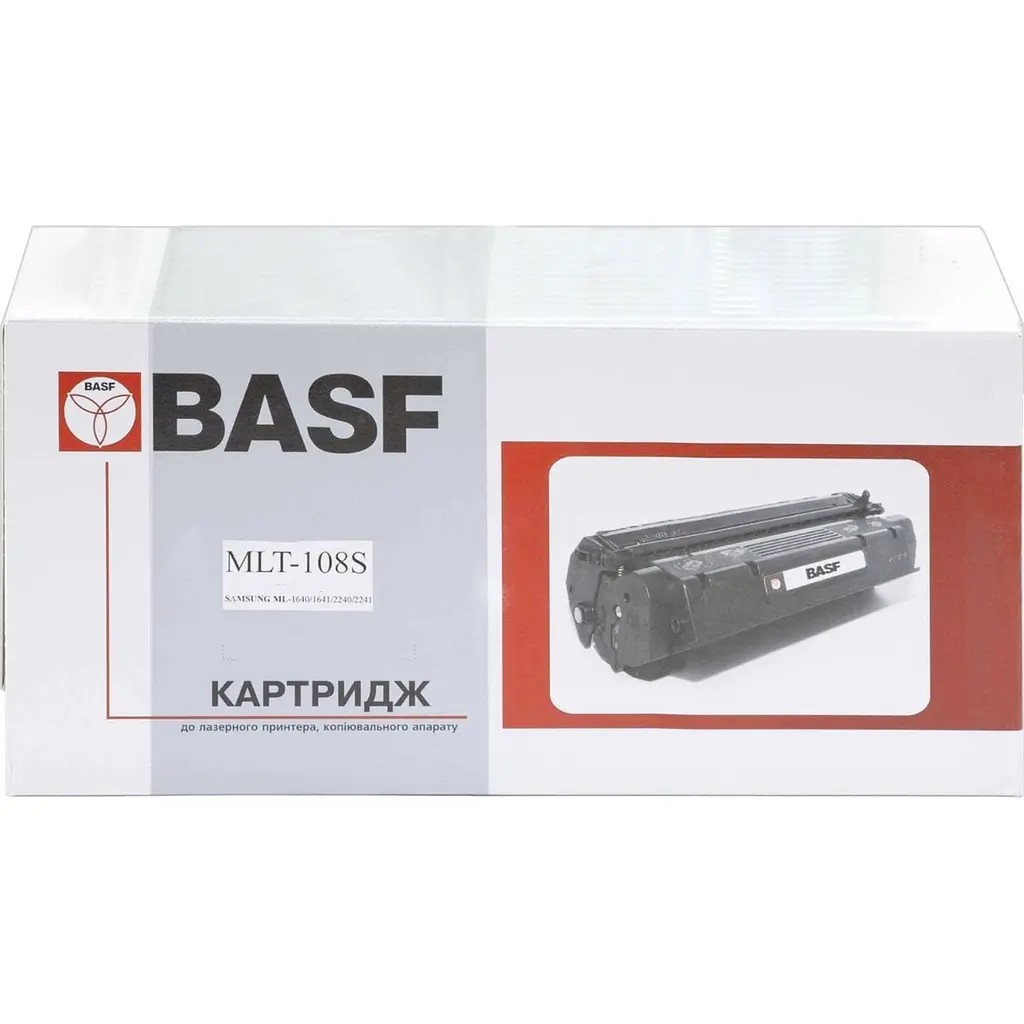 Картридж тон. BASF для Samsung ML-1640/1641/2240/2241 аналог MLT-D108S Black ( 1500 ст.) (BASF-KT-MLT108S) - фото 2