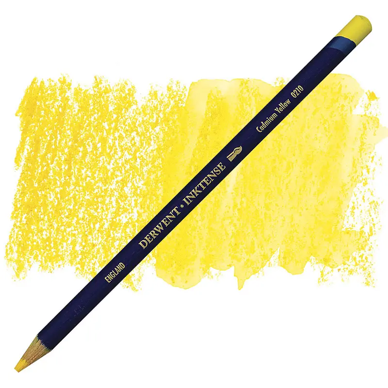Олівець чорнильний Inktense (0210), Кадмій жовтий, Derwent