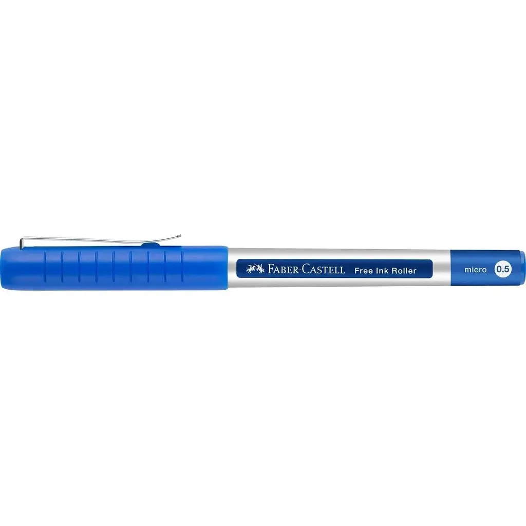 Ролер Faber-Castell Free Ink rollerball, колір чорнила синій, 0.5 мм, одноразова (29138) - фото 4