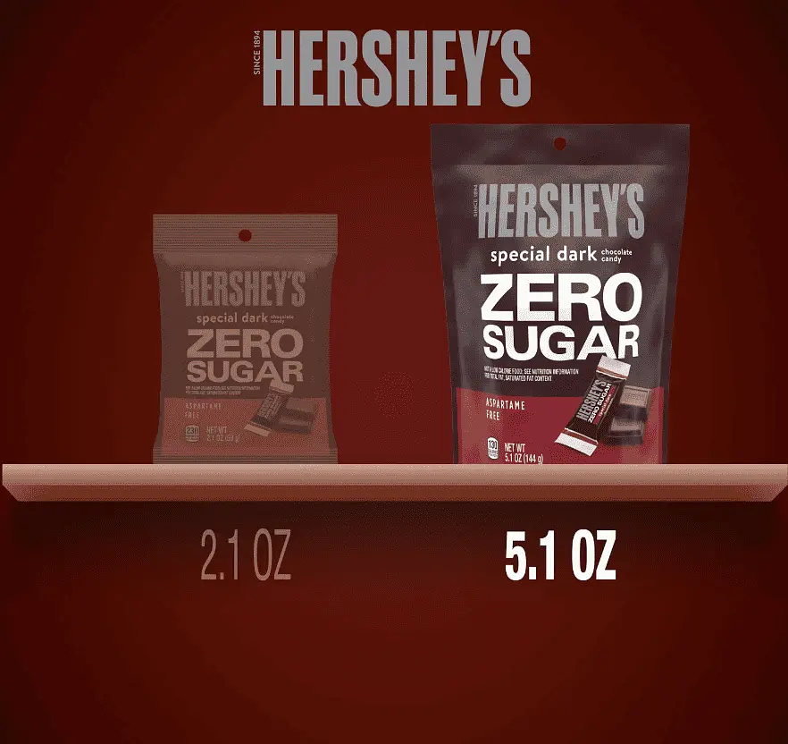 Шоколадні цукерки Hershey's Special Dark Zero Sugar 144г - фото 6