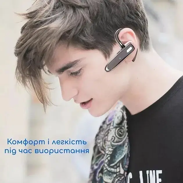 Гарнітура Bluetooth Xicami YYK-530 Black - фото 6