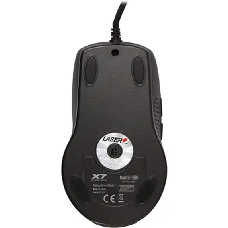 Мышь A4Tech XL-750BK-B USB (Black)(4711421758925) - фото 5
