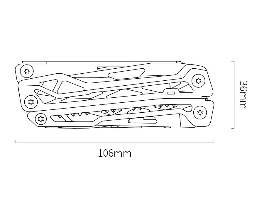 Мультитул Xiaomi NexTool Multifunction Knife (KT5024/NE0123) - фото 8