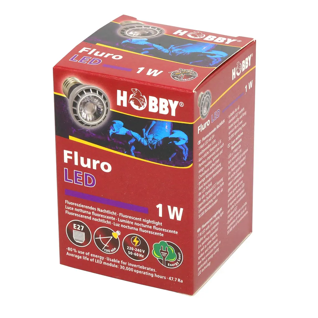 Ультрафіолетова лампа LED для тераріумів Hobby Fluro LED 1 W (37600) - фото 3