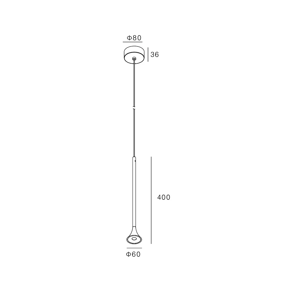 Подвесной светильник Premium Skarlat RHL7749 5W WH+BK 3000K - фото 2