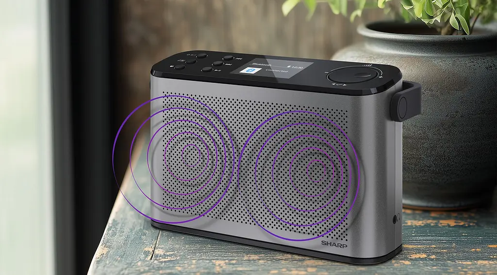 Радіоприймач портативний Sharp DR-P540GY Gray DAB+, FM, Bluetooth - фото 9