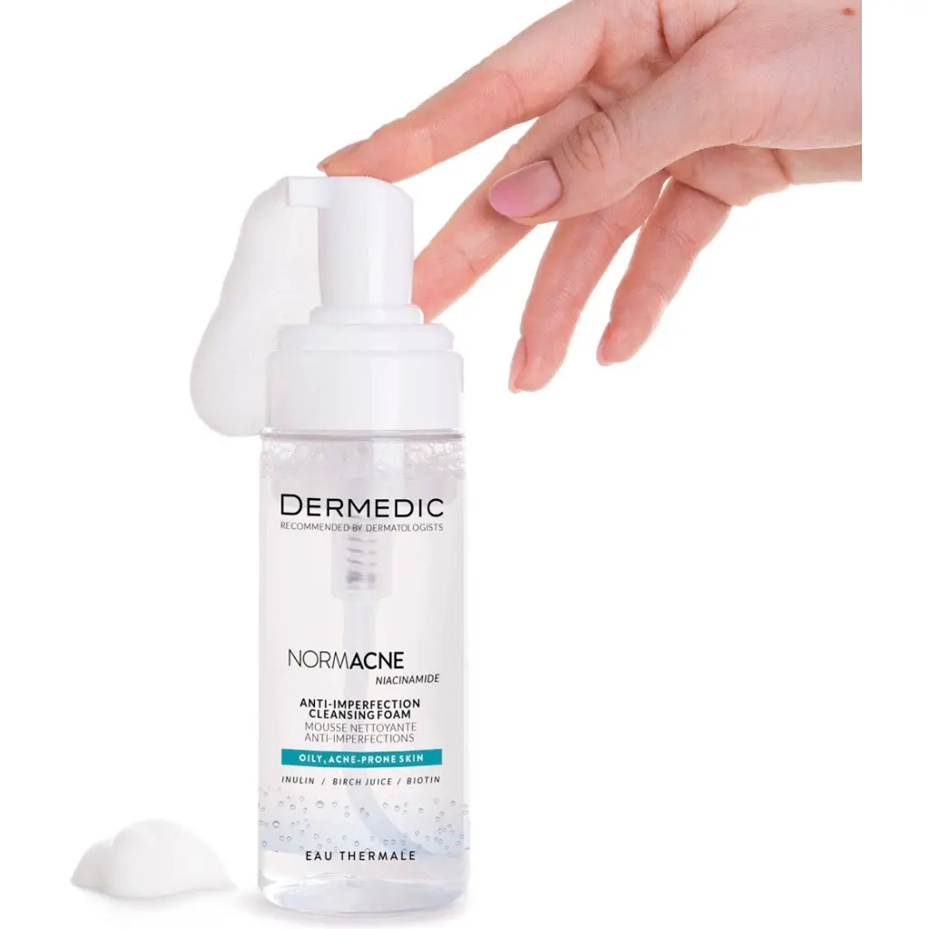 Пінка для вмивання Dermedic Normacne Anti-Imperfection Cleansing Foam Для проблемної шкіри 170 мл (5901643177515) - фото 2