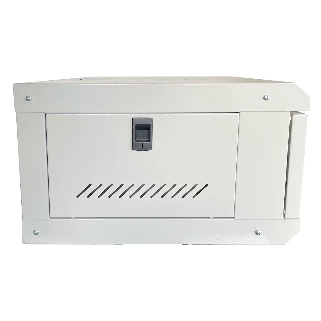 Шафа настінна GEAR 4U 19" 600x600x240 мм, + полиця 19", grey (GWMSN-4U-600-600G) - фото 2