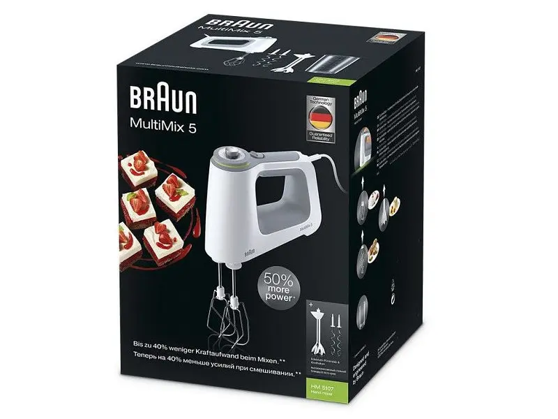 Міксер Braun HM 5107 WH MultiMix 5 - фото 5