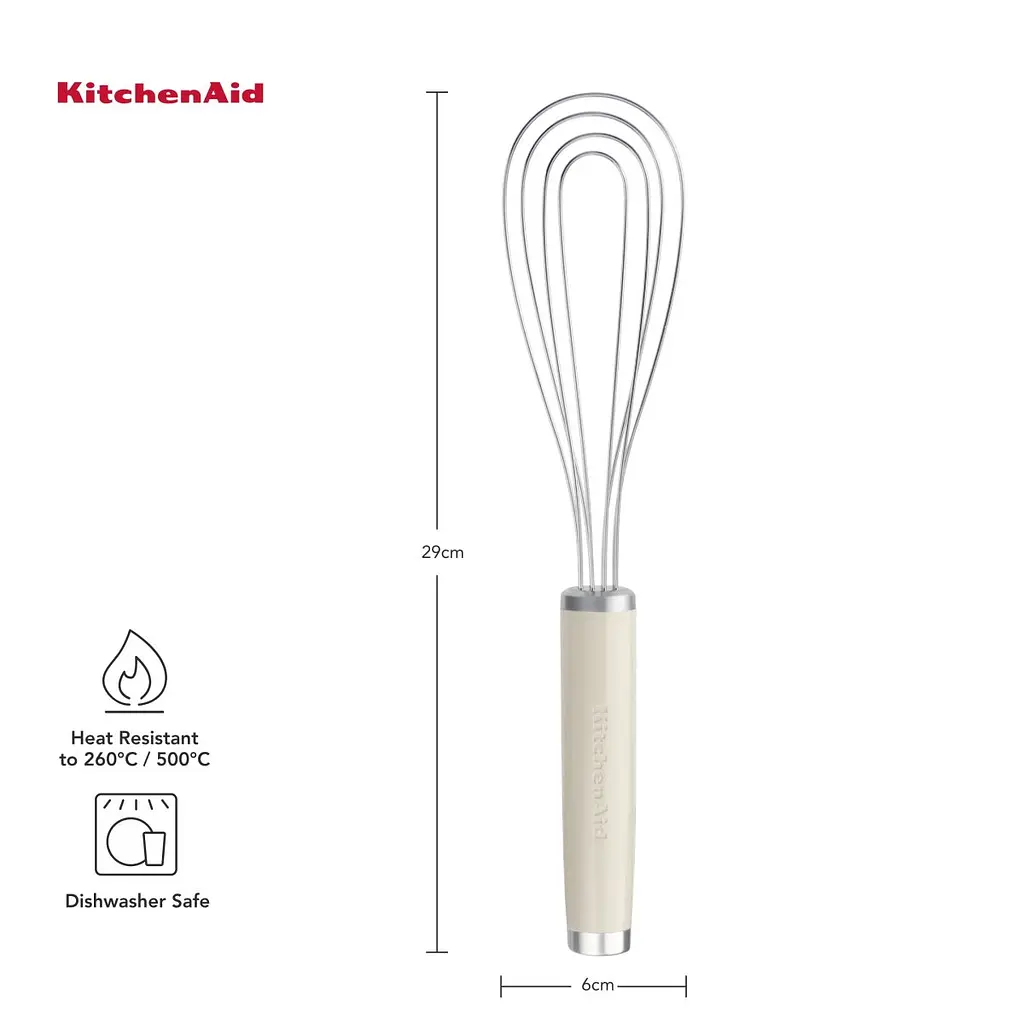 Вінчик KitchenAid Coreline, 29,3 см, кремовий (KAG062OHACE) - фото 2