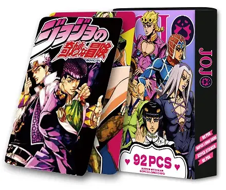 Ломо Карти Неймовірні пригоди ДжоДжо JoJo's Bizarre Adventure 30 карт LC JJBA 01