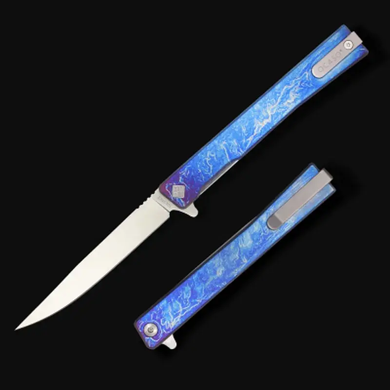 Нож Ocaso Solstice, Anodized titanium, Satin (10DBS) - фото 3
