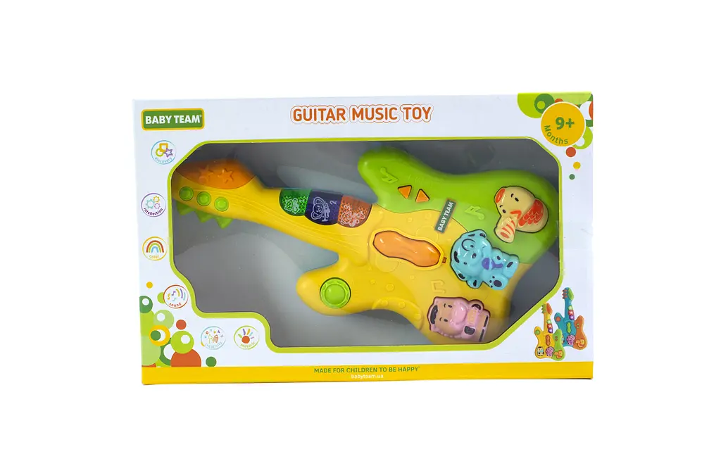 Музыкальная игрушка Baby Team Гитара желтая (8644_гитара_желтая) - фото 5