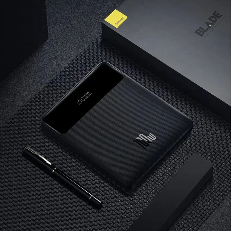 Портативний ЗП Power Bank Baseus Blade 100W 20000 mAh (PPDGL-01) Black - фото 7