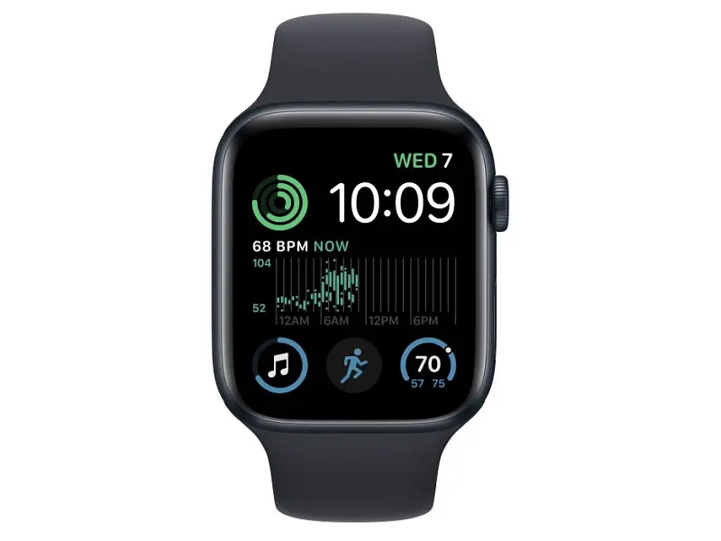 Смарт-годинник Apple Watch SE 2 GPS + Cellular 44mm Midnight Alu. Case w. Midnight Sport Band M/L (MRH73) - фото 2