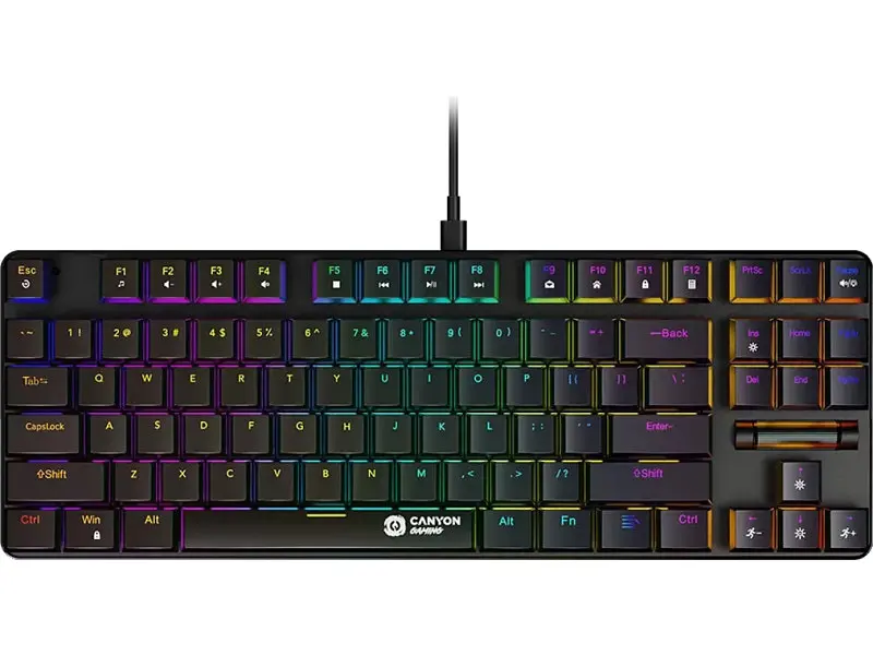 Клавіатура Canyon Cometstrike GK-50 RGB TKL (CND-SKB50-US)