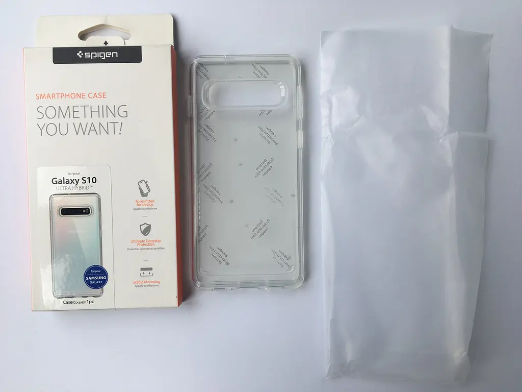 Чохол прозорий протиударний Spigen Ultra Hybrid 605CS25801 для Samsung Galaxy S10 (6.1") Clear - фото 10