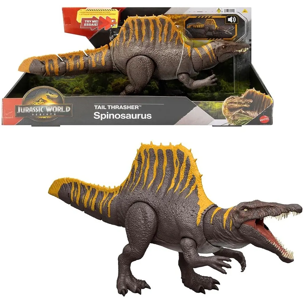 Фігурка Jurassic World Неймовірна атака Спінозавра з фільму Світ Юрського періоду (JGB56) - фото 6