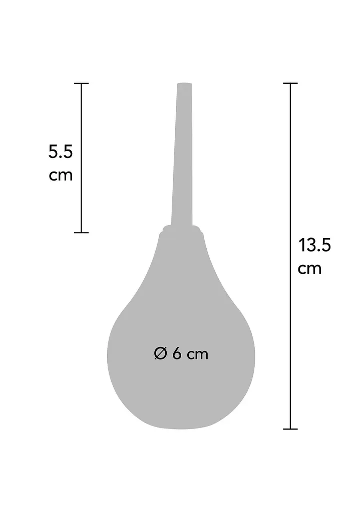 Анальний душ Buttocks The Cleaner S 75 мл (синій) - фото 7