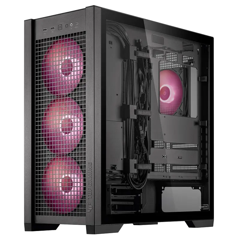 Корпус Asus TUF Gaming GT302 ARGB Black без БЖ (90DC00I0-B19000) - фото 6