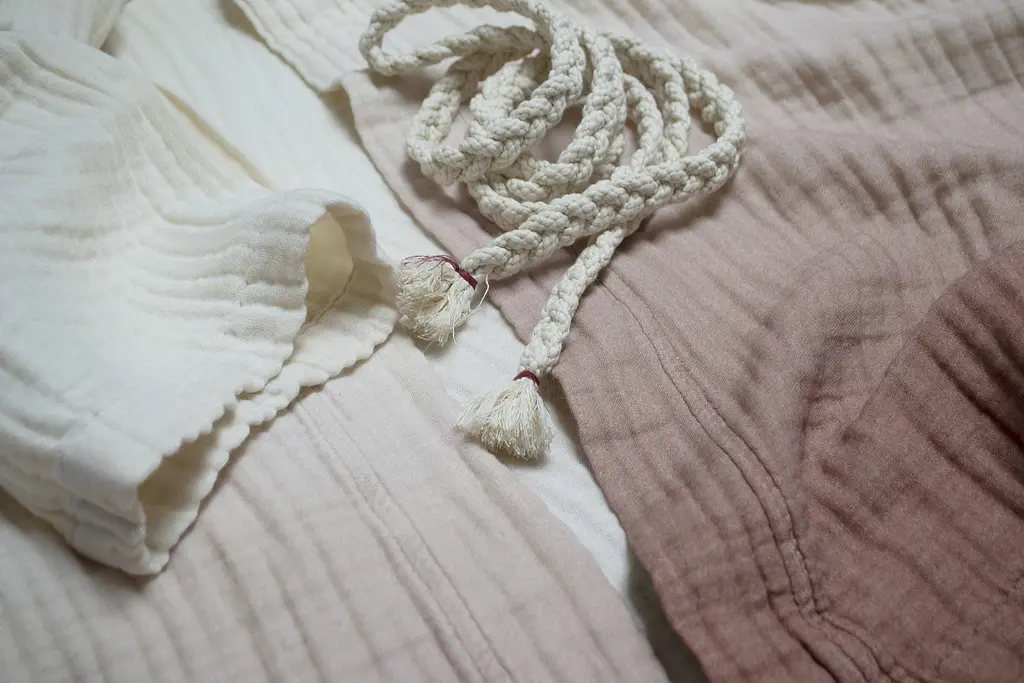 Халат Lotus Home - Nitra muslin beige L/XL - фото 7