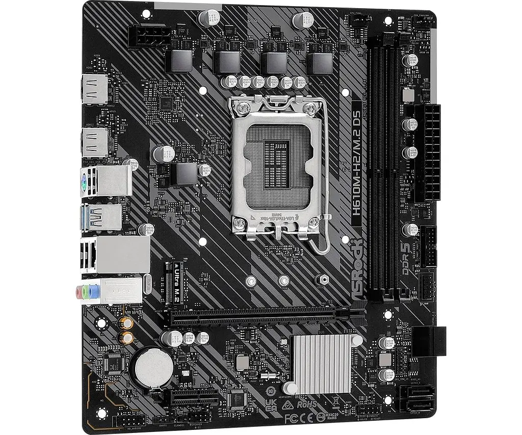 Материнська плата ASRock H610M-H2/M.2 D5 Socket 1700 - фото 3