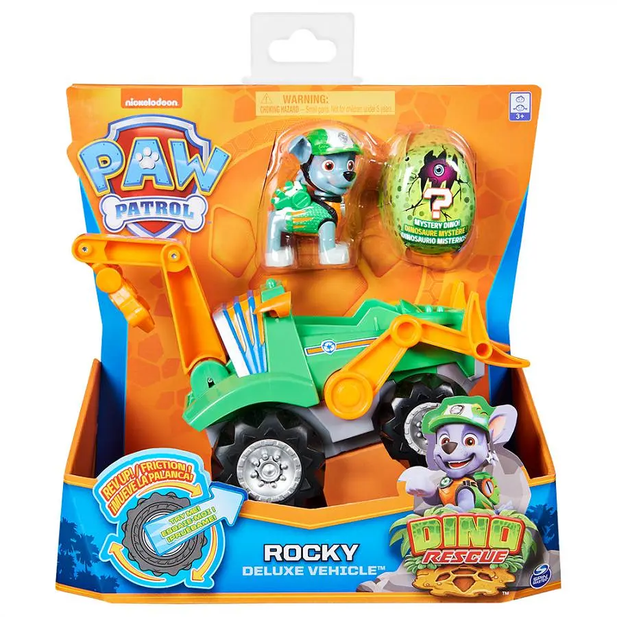 Рятівний автомобіль Spin Master Paw Patrol Діно-місія де-люкс з водієм Роккі (SM16776/4005) - фото 5
