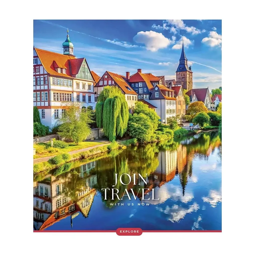 Зошит Школярик Join Travel 60 аркушів клітинка (060-3680K), в асортименті - фото 4