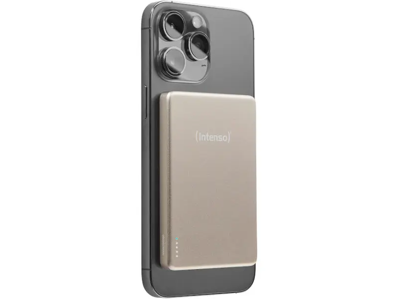 Зовнішній акумулятор (Power Bank) Intenso MW5000 5000 mAh Champagne (7344021) - фото 4