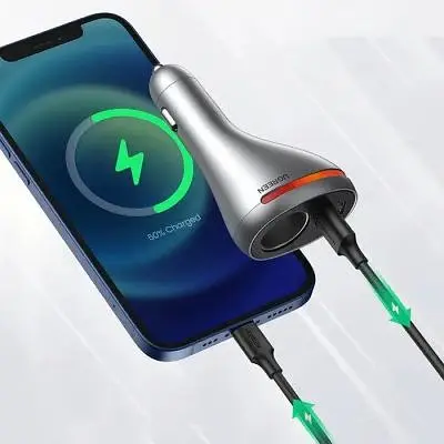 Зарядний пристрій Ugreen USBC PD20W + USB QC3.0 silver (60712) - фото 3