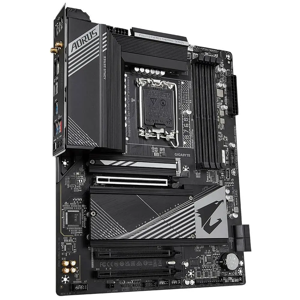 Материнська плата Gigabyte B760 Aorus Elite AX (B760 AORUS ELITE AX) (Socket 1700, Intel B760, ATX) Б/в - фото 2