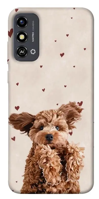 TPU чехол Demsky Сute doggy для ZTE Blade A53