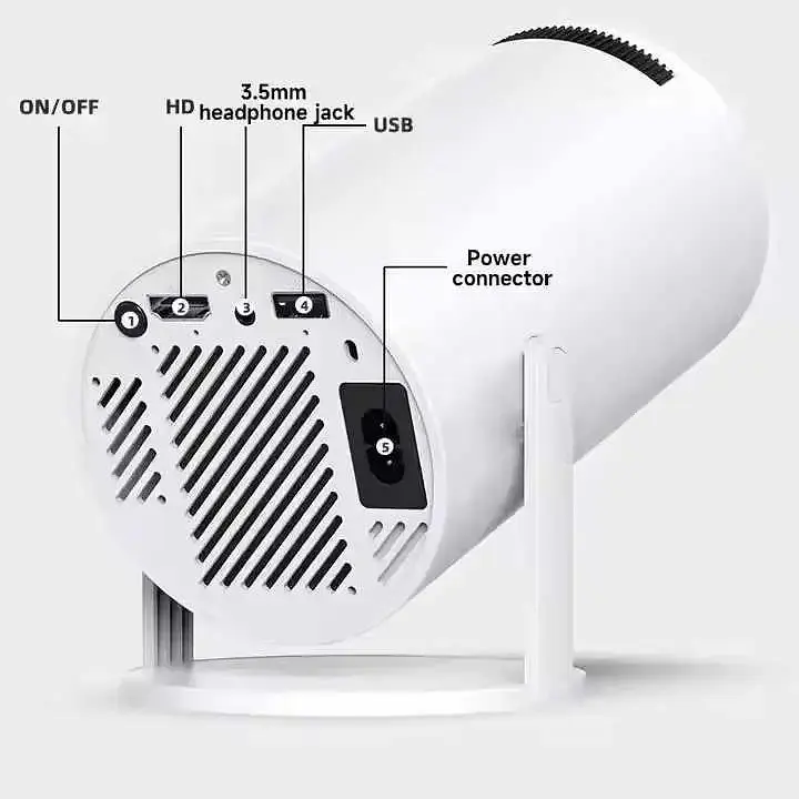 Проєктор із джойстиками Wireless M300 (HY 300) MAX Game Projector 2 in 1, Білий, домашній проєктор із іграми - фото 4