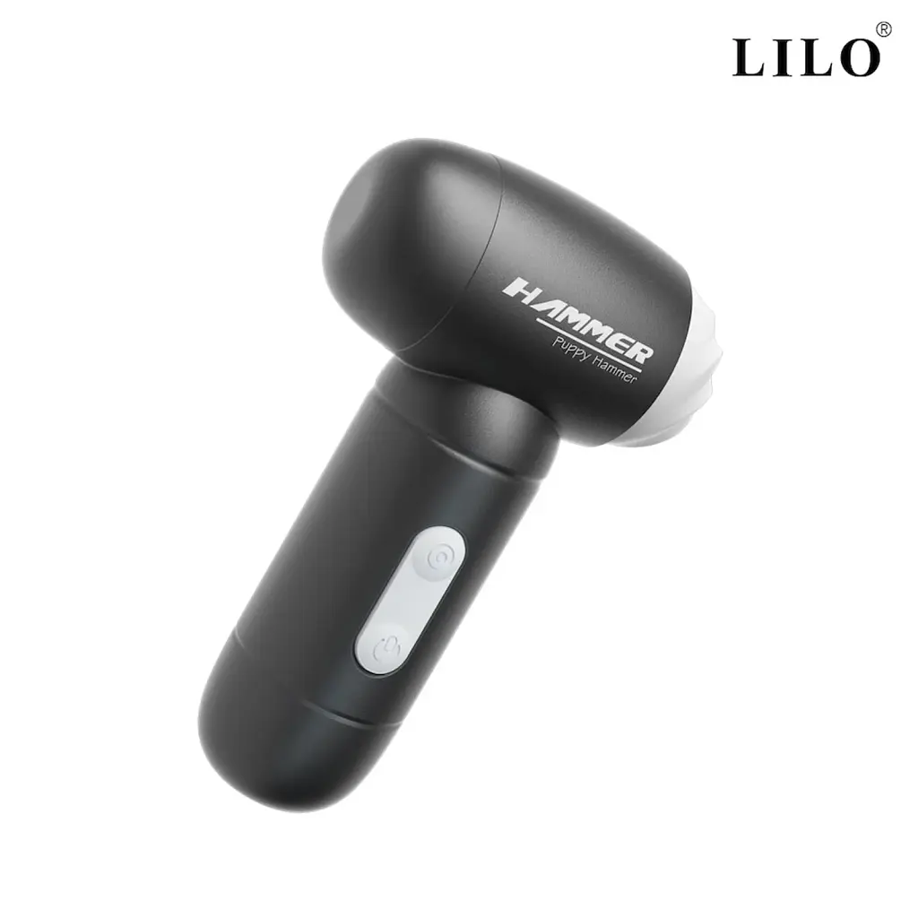 Вібратор вакуумний кліторальний LILO Puppy Hammer 3-в-1 вібрація всмоктування лизання 30 режимів чорний - фото 2