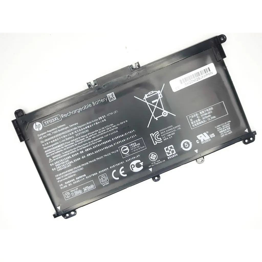 Акумулятор до ноутбука HP Pavilion 15-cd TF03XL, 3615mAh (41.7Wh), 3cell, 11.55V, L (A47511) - фото 2