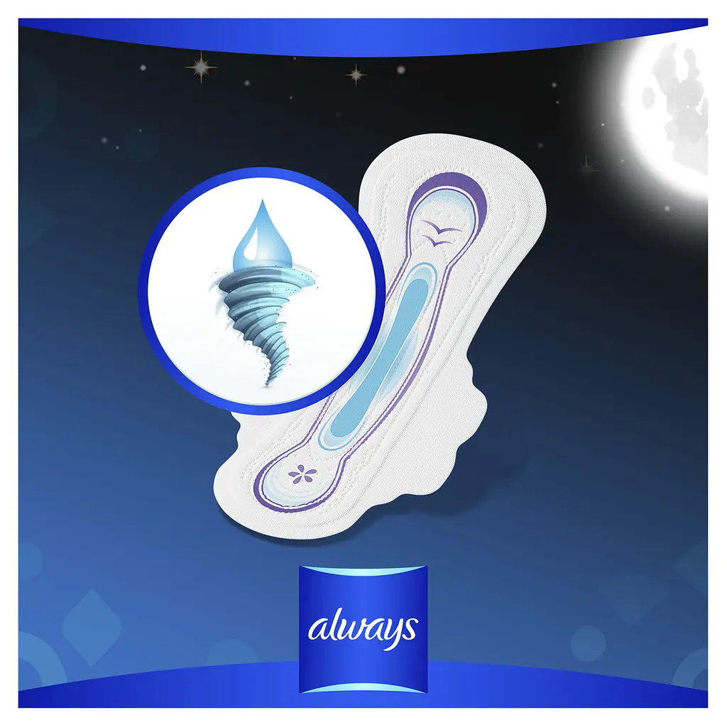Гігієнічні прокладки Always Night екстра захист 12 шт. - фото 9