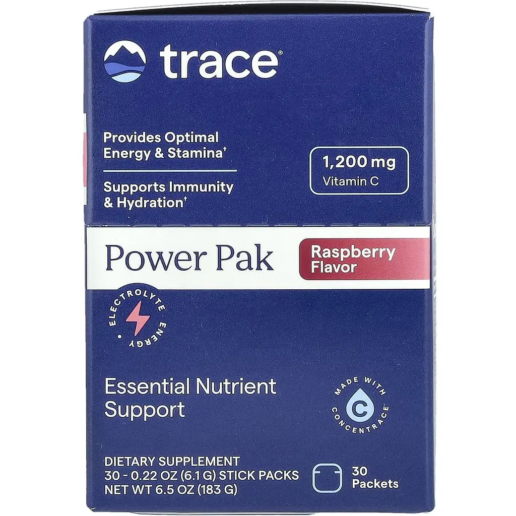 Електроліти Trace Minerals Electrolyte Stamina Power Pak зі смаком малини 183 г (30 шт. х 6.1 г) - фото 7
