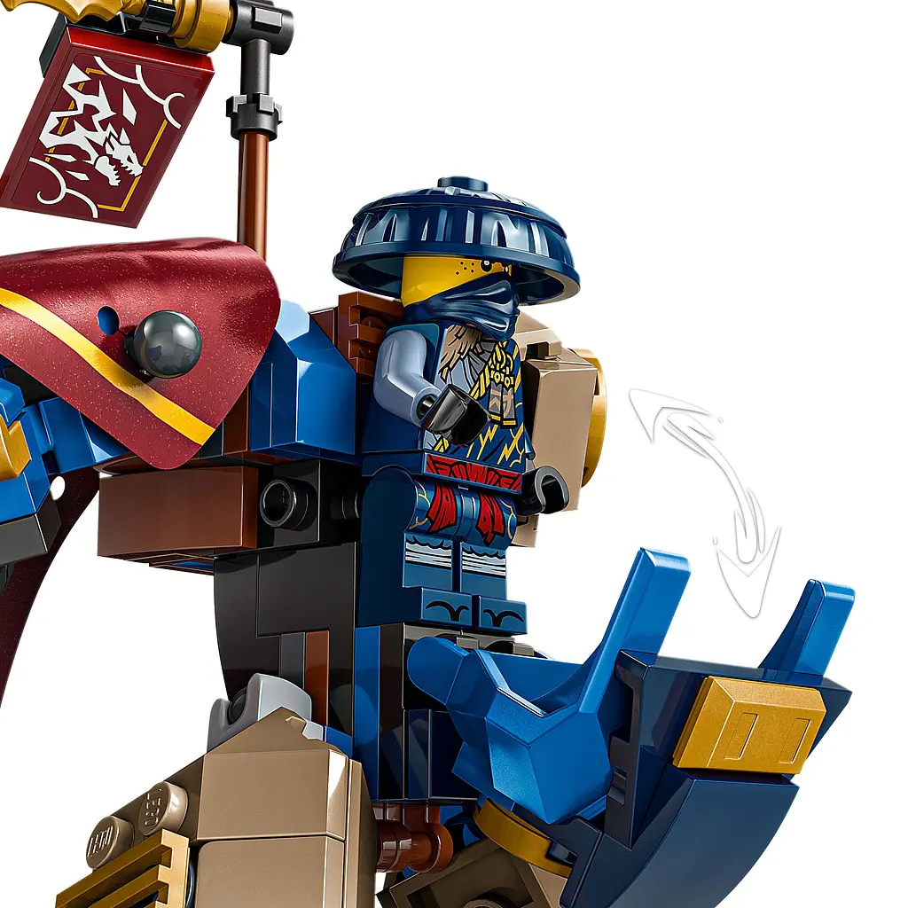 Конструктор LEGO Ninjago Розбійник: Робот-вершник на драконі 584 деталі (71843) - фото 11