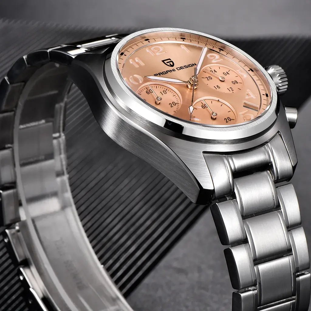 Наручний годинник жіночий PD-1773 Silver-Pink Pagani Design acs0031203 - фото 3