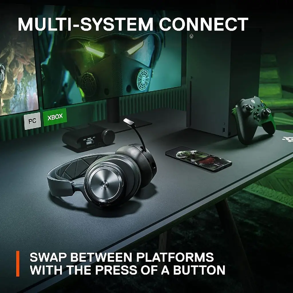 Ігрова гарнітура SteelSeries Arctis Nova Pro Wireless X ANC Black XBOX/PC/PS/SW/MAC/MOB (61521) - фото 12