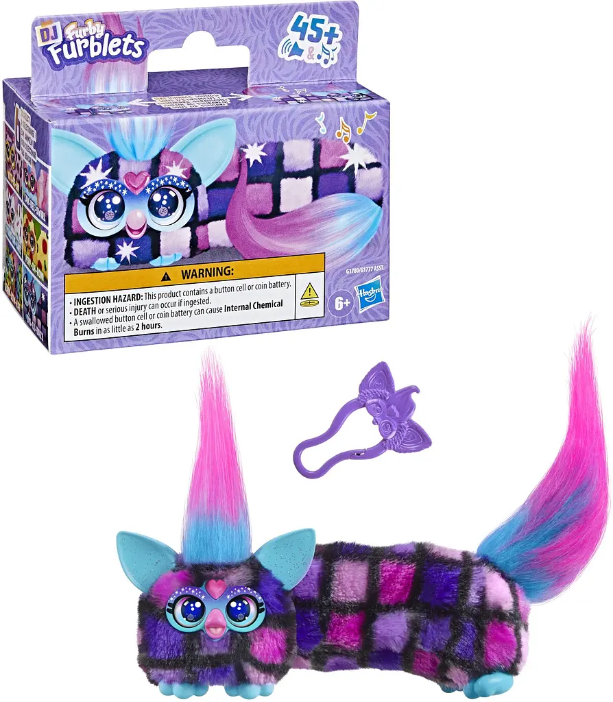 Игрушка интерактивная Hasbro Furby DJ Furblets Dis-Co-Dazz Mini Electronic Plush (G1780) - фото 4