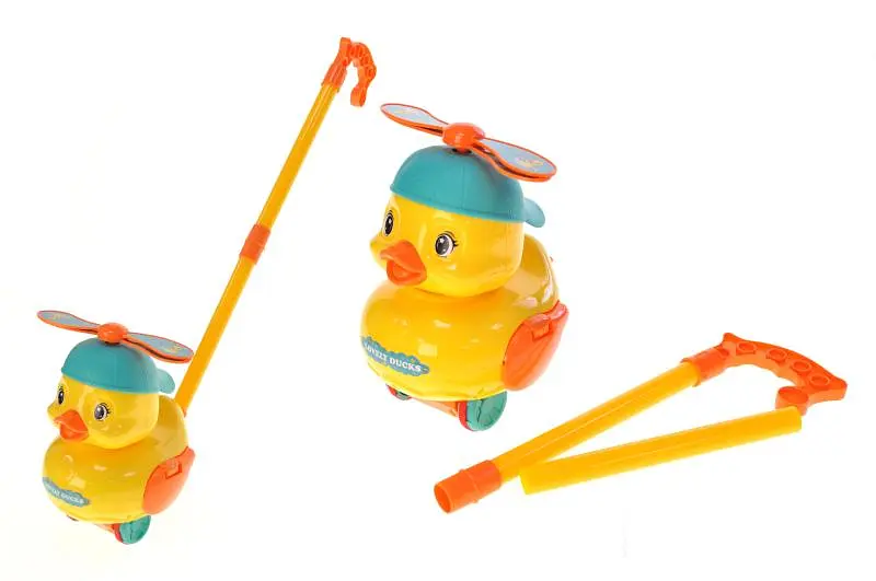 Іграшка каталка на паличці Каченя з пропелером 198-29 р.21x18x19 см YG Toys