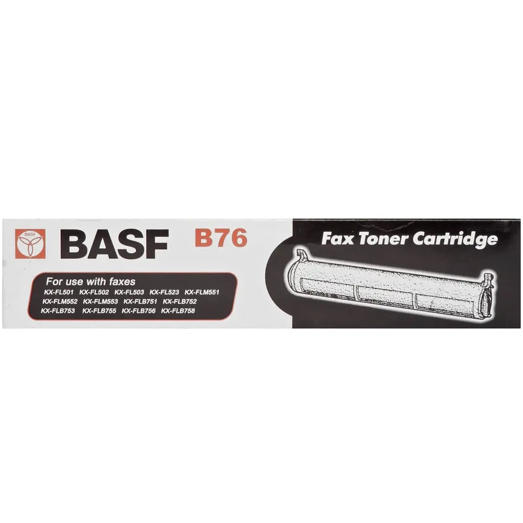 Туба з тонером BASF для Panasonic KX-FL501/502/503/523 аналог KX-FA76A Black ( 2000 ст.) (B-76) - фото 3