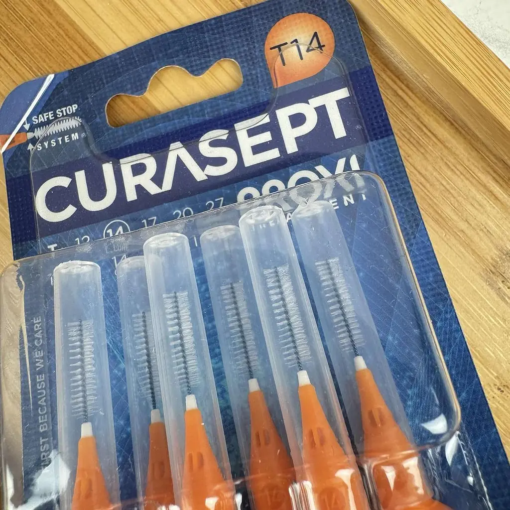Міжзубний йоржик Curasept Proxi T14, ISO4 (1.4 мм, помаранчевий), 6 шт. - фото 2