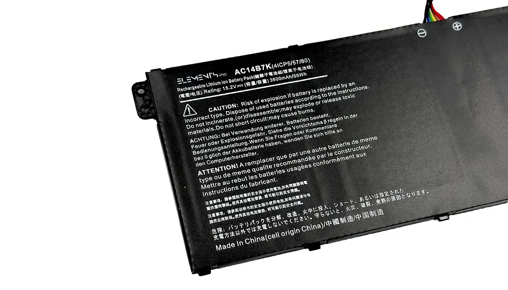 Акумулятор для Acer Spin 5 SP515-51GN Swift 3 SF314-52 SF313-51 SF314-55 SF314-56 Nitro 5 AN515-42 AN515-41 15.2V 3400 mAh (AC14B7K-4S1P-3600) - фото 2